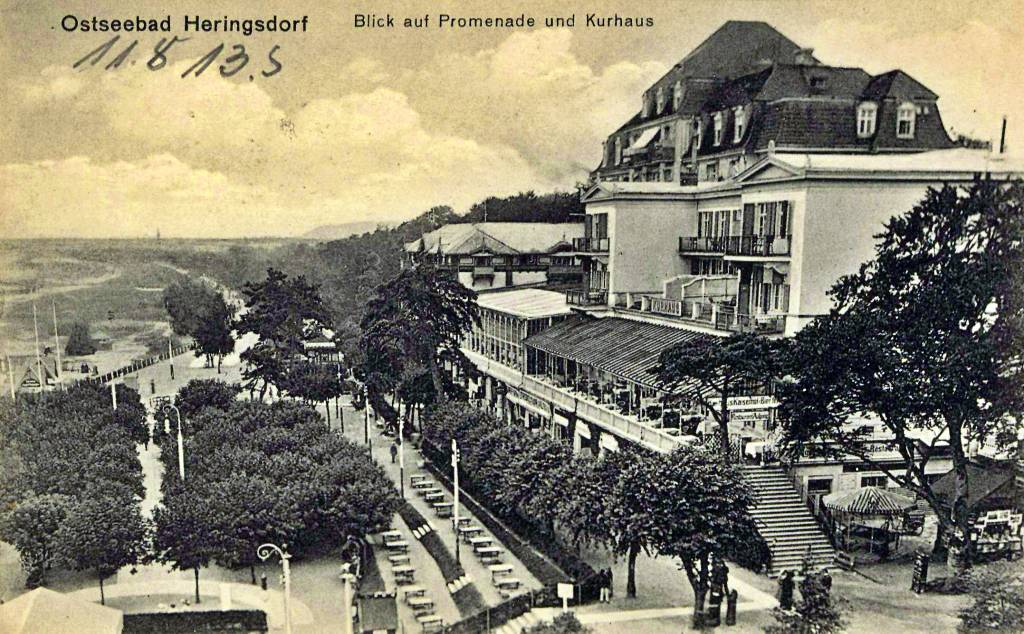 📸 Promenade & Kurhaus in Heringsdorf (1913)